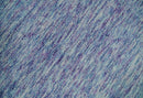 Ivory, Purple and Blue Abstract Solid Hand Tufted Natural Wool Rug