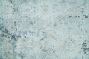 Ivory, Silver, Blue and Beige Finish, Vintage Design , Modern Abstract Art Silk Area Rug, Living Room Rug | TRDMM5