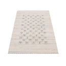 Ivory Tribal Design Hand Loomed Wool Area Rug