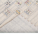 Ivory Tribal Design Hand Loomed Wool Area Rug