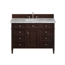 James Martin Brittany 48" Single Bathroom Vanity, Burnished Mahogany