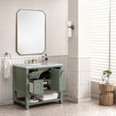 James Martin Breckenridge 36" Single Bathroom Vanity, Smokey Celadon