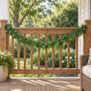 Lifelike Ivy Garland Artificial Hanging Plant 63in – UV Resistant (Interconnectable)