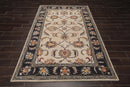 5' x 8' Handmade 100% Wool Traditional Oriental Area Rug Beige