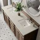 James Martin Bristol 72" Double Bathroom Vanity, Whitewashed Walnut