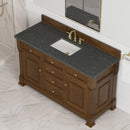 James Martin Brookfield 60" Single Bathroom Vanity, Honey Oak