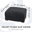 Velvet Stretch Slipcover - Gale Collection by Great Bay Home