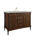 James Martin Kinnsden 48" Single Bathroom Vanity, Sable Oak