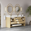 James Martin Marigot 72" Double Bathroom Vanity, Sunwashed Oak