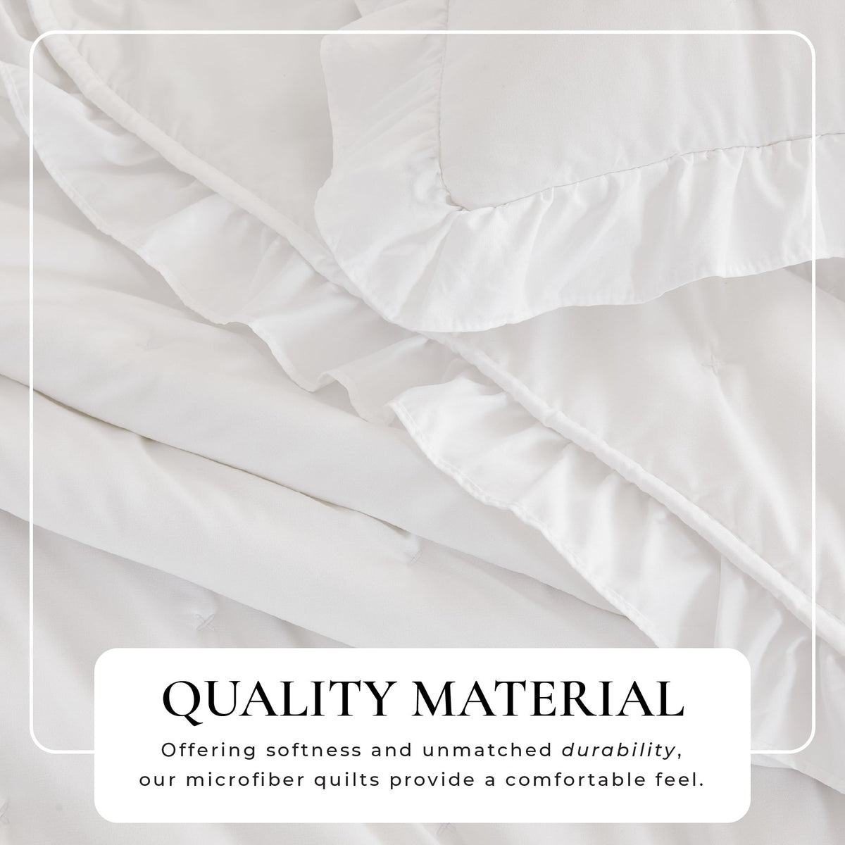 Dot Stitched Ruffled Quilt Set - Dot-Ruffled Collection, photo 2 of 18