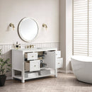 James Martin Breckenridge 48" Single Bathroom Vanity, Bright White