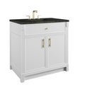 James Martin Bellshire 36" Single Bathroom Vanity, Bright White