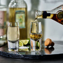 Raye Heavy Base Crystal Shot Glasses Set of 2 by Viski