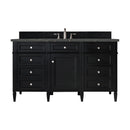 James Martin Brittany 60" Single Bathroom Vanity, Black Onyx