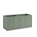 James Martin Chicago 60" Double Vanity Cabinet, Smokey Celadon