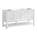 James Martin Breckenridge 60" Single Bathroom Vanity, Bright White