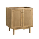 James Martin Laurent 30" Dual Mount Single Bathroom Vanity, Light Natural Oak