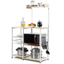 4 Tier Vintage Kitchen Baker's Rack Utility Microwave Stand-Coffee by LJGDeals