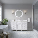 James Martin Brittany 60" Single Bathroom Vanity, Bright White
