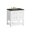 James Martin Breckenridge 30" Single Bathroom Vanity, Bright White