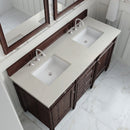 James Martin Brittany 60" Double Bathroom Vanity, Burnished Mahogany