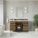 James Martin Brittany 60" Single Bathroom Vanity, Pecan