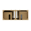 James Martin Hudson 60" Double Bathroom Vanity, Light Natural Oak