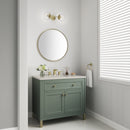 James Martin Chicago 36" Single Bathroom Vanity, Smokey Celadon