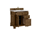 James Martin Brookfield 36" Single Bathroom Vanity, Honey Oak