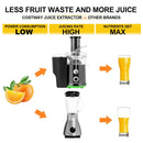 2 Speed Wide Mouth Fruit & Vegetable Electric Juicer by DirectDeals