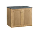 James Martin Laurent 30" Dual Mount Single Bathroom Vanity, Light Natural Oak