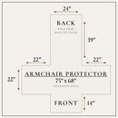 Velvet Furniture Protectors - Velvet Collection by Great Bay Home