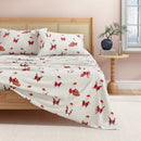 Turkish Cotton Christmas Flannel Sheet Set - Whittaker Collection by Great Bay Home