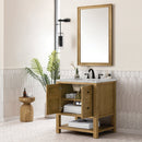 James Martin Breckenridge 30" Single Bathroom Vanity, Light Natural Oak