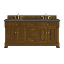 James Martin Brookfield 72" Double Bathroom Vanity, Honey Oak