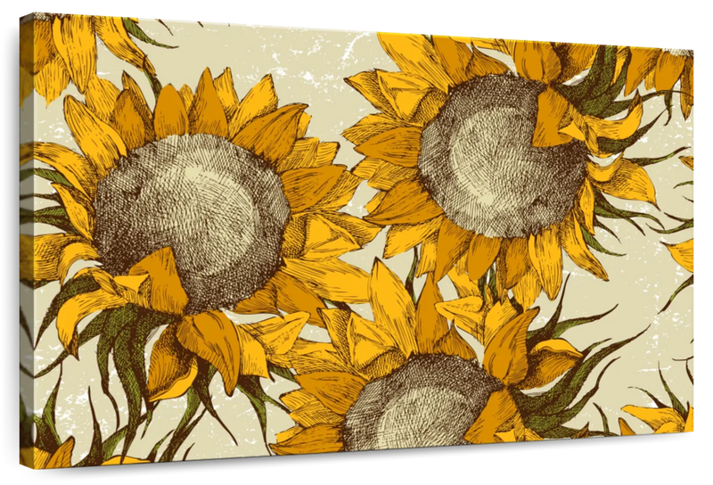 Yellow Sunflowers Wall Art