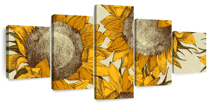 Yellow Sunflowers Wall Art