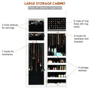 Door and Wall Mounted Armoire Jewelry Cabinet with Full-Length Mirror by LJGDeals