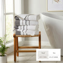 Decorative Cotton Stripe Bath Towel Set - Noelle Collection by Great Bay Home