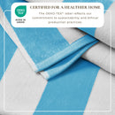 Cotton Velour Cabana Stripe Beach Towel - Novia Collection by Great Bay Home