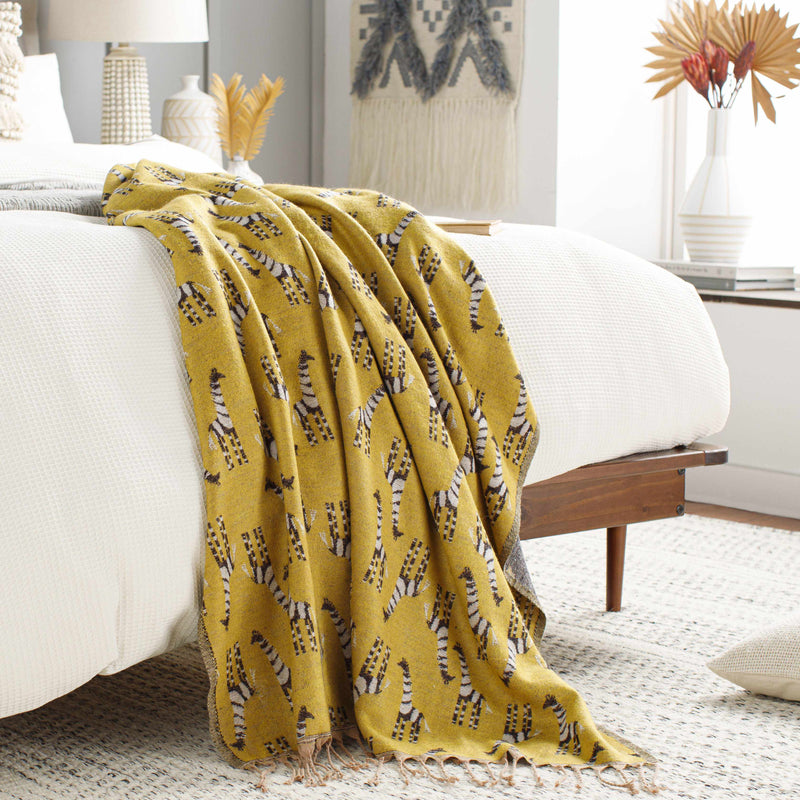 Tollet Mustard Throw