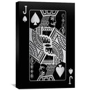 Jack of Spades - Silver Canvas