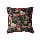 GobekUsa Jacquard Farmhouse Decor Pillow Case 45x45cm European Retro Style Floral Evening