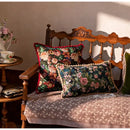 GobekUsa Jacquard Farmhouse Decor Pillow Case 45x45cm European Retro Style Floral Evening