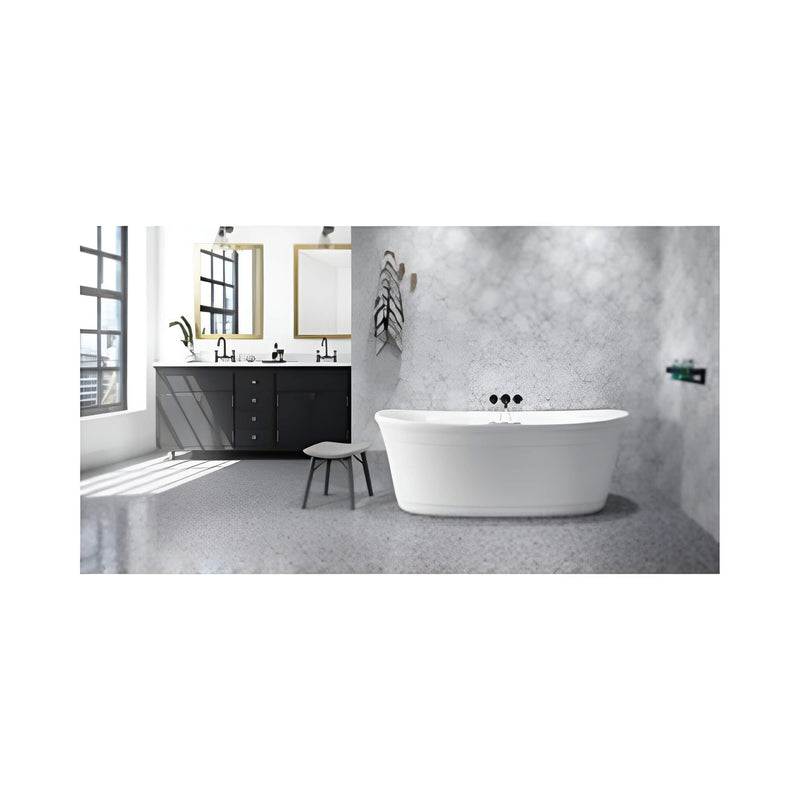 Jacuzzi Arga 67" Classic Swirlpool™ Whirlpool Bathtub [JAGF6735PCL6IPW/M] (SAK85401)
