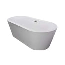 Jacuzzi Celeste 70" Freestanding Ergonomic Soaking Tub [JCEF7032BCXXXXW/G] (SAK50243)