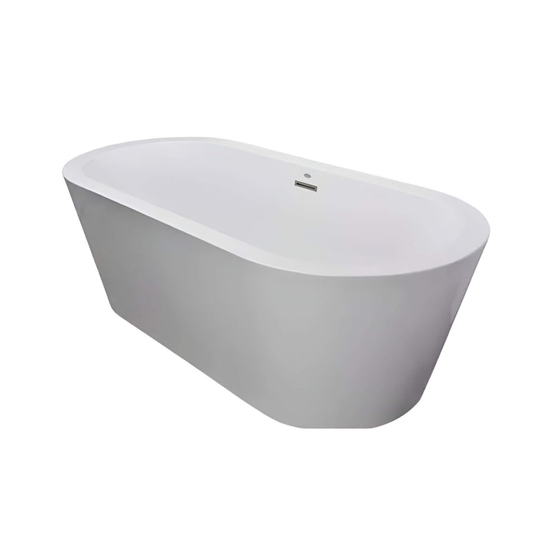 Jacuzzi Celeste 70" Freestanding Ergonomic Soaking Tub [JCEF7032BCXXXXW/G] (SAK50243)