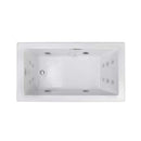 Jacuzzi Elara 72-Inch Rectangle Acrylic Drop-In Whirlpool Bath [JELA7236WLR2XX] (SAK18546)
