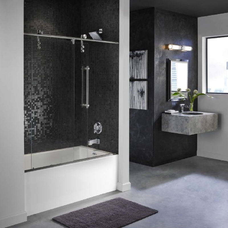 Jacuzzi Linea 60" 3-Wall Alcove Acrylic Air Tub With Right Drain [JLNS6032ARL2XXW/Y] (SAK26305)