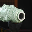 GobekUsa Dragon Patterned Ceramic Wine Bottles, Racks & Ornaments